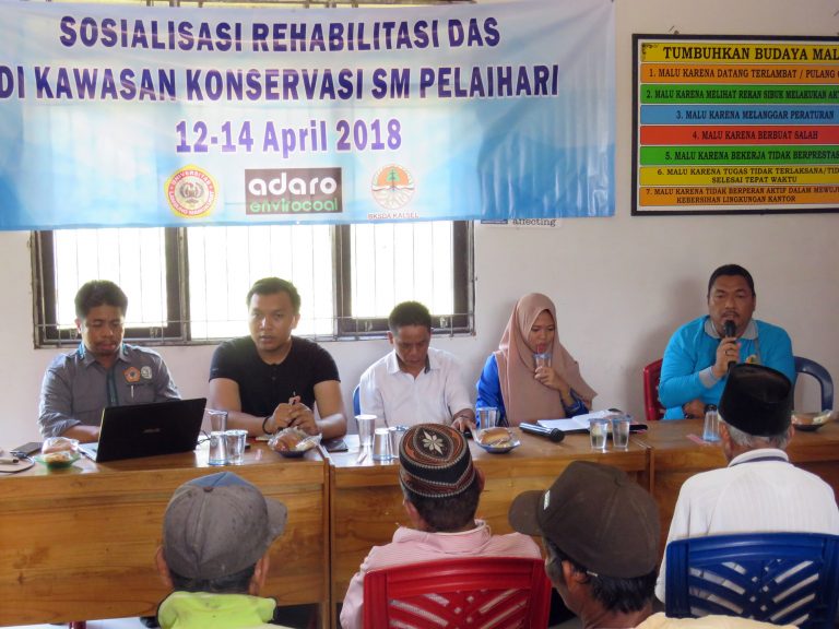 Sosialisasi Rehabilitasi DAS di Kawasan Konservasi SM Pelaihari
