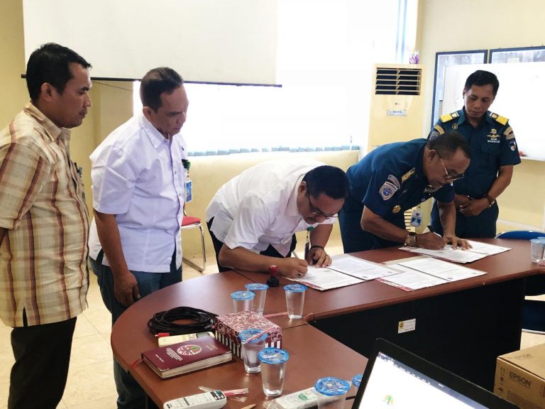 Penandatanganan Antara BKSDA Kalsel dengan Distrik Navigasi Kelas II Banjarmasin